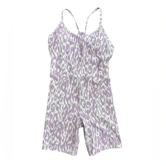 NWT Sage Collective One Piece Activewear Romper Lilac Purple Size XS Stretch - Picture 3 of 7